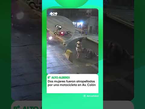 DOS MUJER ATROPELLADAS POR UN MOTOCICLISTA
