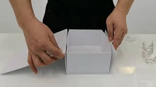 folding paperboard boxes packaging with lid