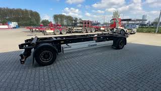 Причіп контейнеровоз Krone N/A AZ18 MAXI 2-assige aanhanger / BPW + schijfremmen / 20FT / 4 | Зображення 4 - Autoline