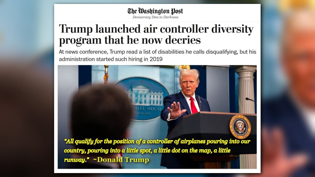 Trump launched air traffic controller diversity program that he now decries