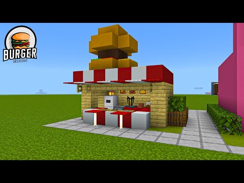 EPIC Minecraft Burger Restaurant Build 🔥💯