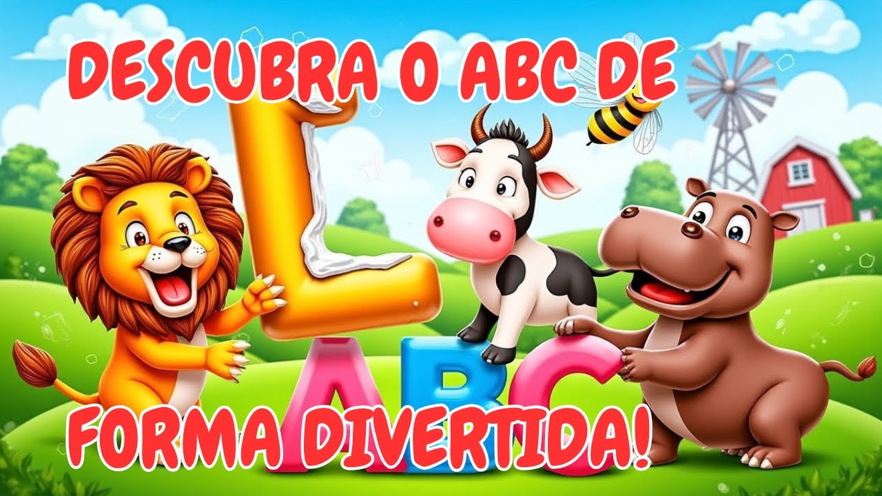 DESCUBRA O ABC DE FORMA DIVERTIDA, COM SONS DOS ANIMAIS