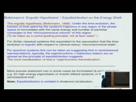Resonant delocalization in Random Schroedinger operators... - Michael Aizenman