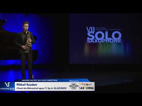 Mikhail Kazakov plays Chant du Ménestrel opus 71 by Alexander GLAZUNOV