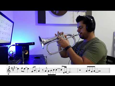 Obrigado Leonardo gonçalves (flugelhorn)com partitura