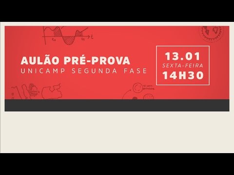 [AULÃO PRÉ-PROVA] Me Salva! 13/01 - 14h30 - UNICAMP 2ª Fase - Redação