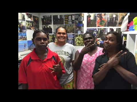 The early days. Beautiful song, Ngerraberrakernama (Wake Up) by Emily Wurramara,