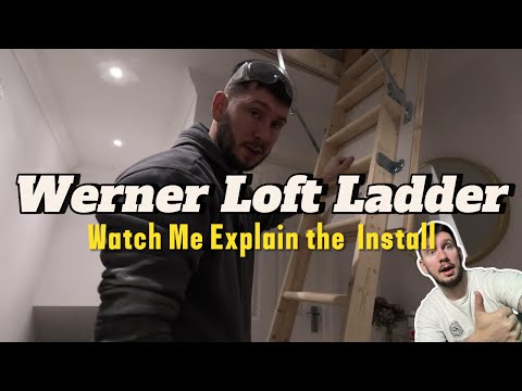 Werner Loft Ladder Install Explained