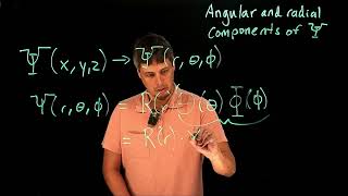 Video 1.22 - Separating the radial and angular components of the 3D wavefunction