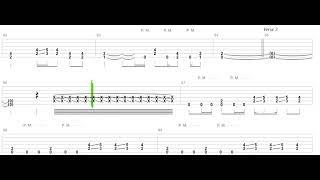 Blood Sacrifice Tab by Mortification + Guitar only + Guitar tab
