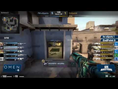 [UKCSGO] 01.04.2017 - FM eSports vs Endpoint @ UK Masters S3 Semi-Final Map 2