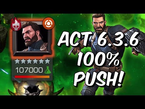 Act 6.3.6 100% Push! - Captain America Boss Chapter - Marvel Contest of Champions