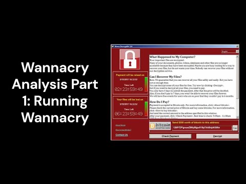 WannaCry Analysis Part 1:  Running WannaCry