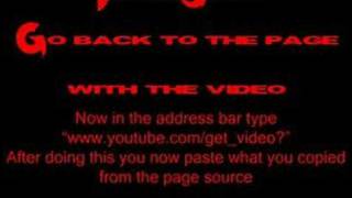 How to "Download" From YouTube