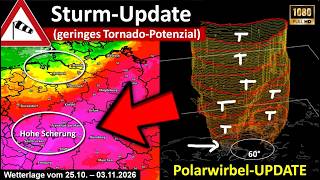 Sturm mit punktuellem Tornadopotenzial heute Nachmittag - großes Polarwirbel-Upd
