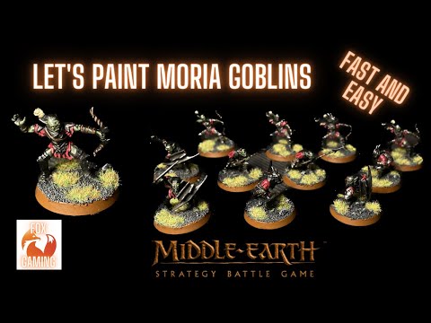 How to paint Moria Goblins (Easy painting tutorial) #mesbg #paintingtutorial #moriagoblin
