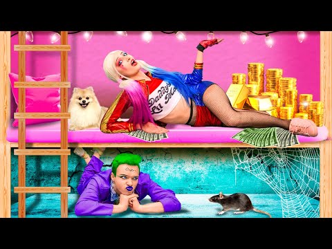 Arlequina x Coringa | Como sobreviver ao seu colega de quarto