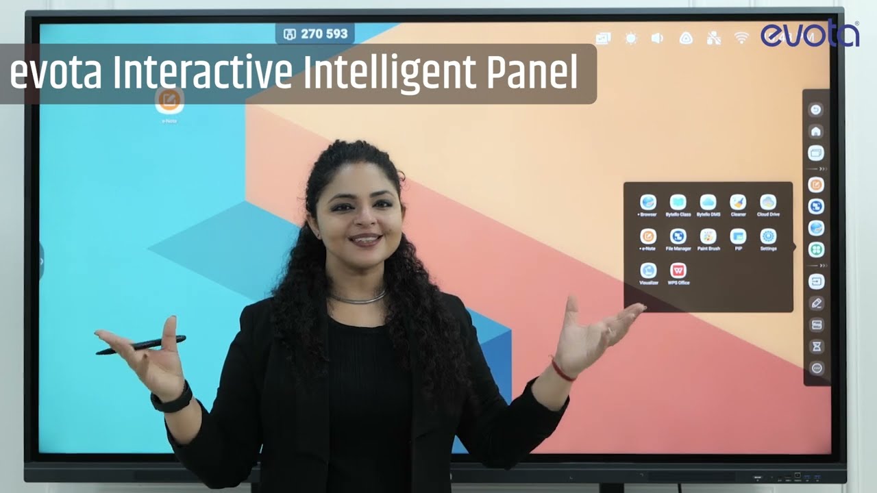 Say Goodbye to Chalk Dust and Hello to the Future with evota's Interactive Panel!