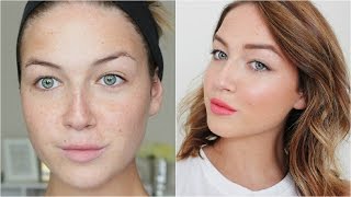 Flawless & Natural Makeup for Freckles! | LoveShelbey