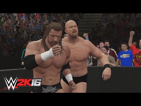 "Stone Cold" Two-Man Power Trip at Backlash 2001: WWE 2K16 2K Showcase walkthrough - Part 23
