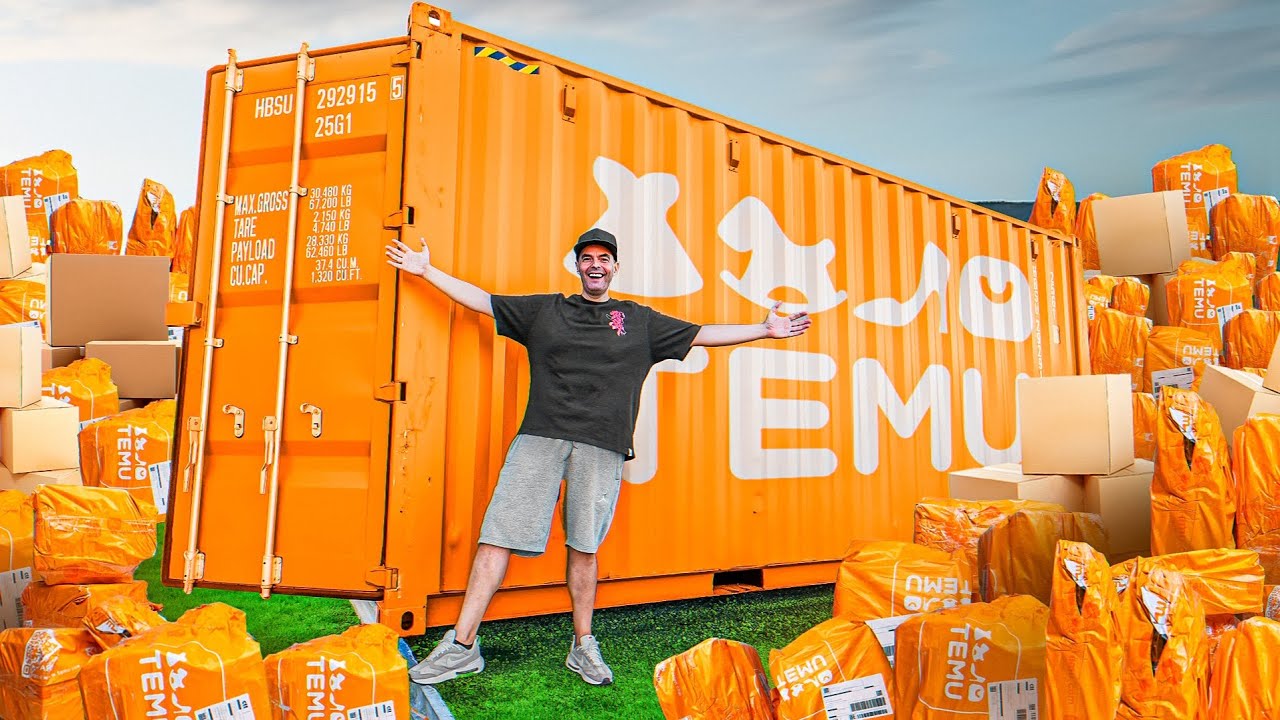 ESVAZIEI o CONTENTOR da TEMU 😱😵