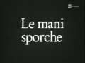 SCENEGGIATO TV  "LE MANI SPORCHE" DI E.PETRI   1978