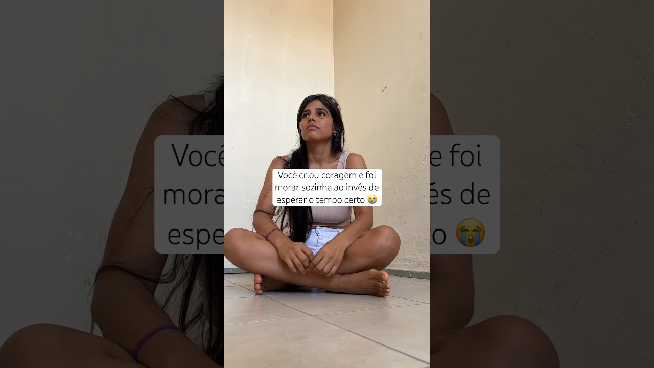 Resolvi criar coragem, aluguei uma casa e fui morar sozinha