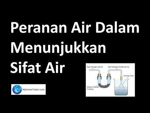 Kimia Tingkatan 4 KSSM Bab 6 - Asid, Bes dan Garam | Peranan Air Dalam Menunjukkan Sifat Asid