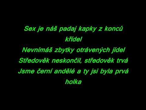 lucie - černí andělé s textem