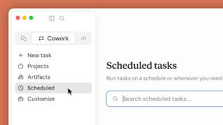 Delegate and schedule tasks in Claude Cowork