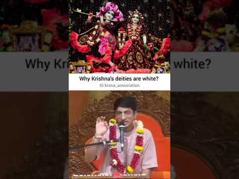 If Krsna is Bluish Black, why are some deities WHITE?  - Arjun Sakha Dasa