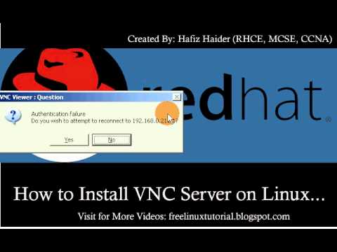 comment installer vnc sur linux