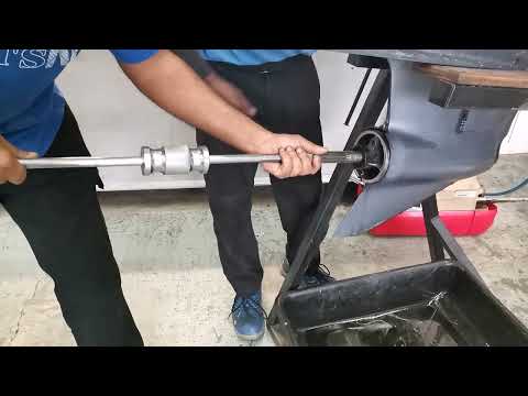 How to remove Yamaha OBM prop shaft #yamaha #outboard