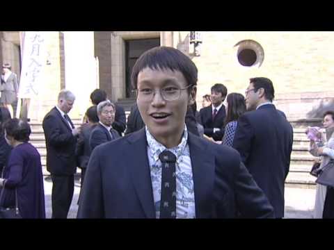 Message from New Students at 2014 Fall Entrance Ceremonies: part 6