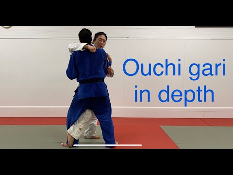 ouchi gari in depth — judo technique demonstration