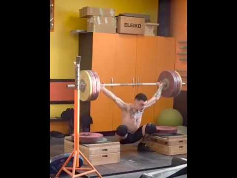 Ivan Dimov (65) 155 kg block snatch