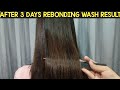 After 3 Days Rebonding Wash Result TUTORIAL BY AISHABUTT