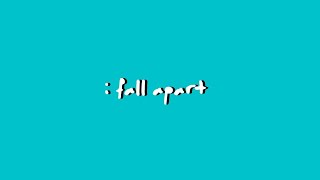 Hayd - I Fall Apart