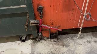 Watch video: Compactor Room Crawling with Cockroaches in...