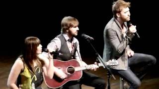 Lady Antebellum "Dancing Away With My Heart" Live Nashville 2/18/11