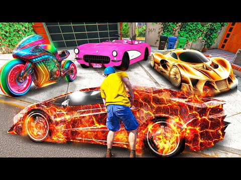 Jeffy Steals EVERY SUPERCAR In GTA 5!