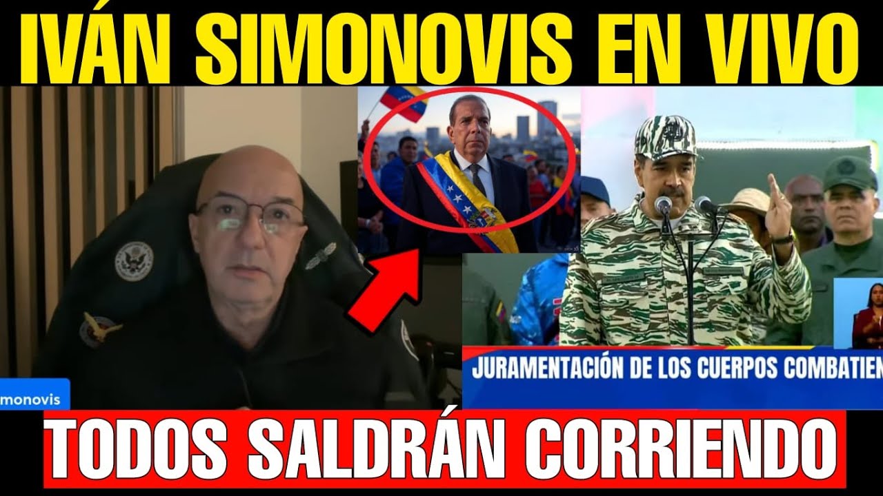 🔴EN VIVO IVAN SIMONOVIS - TODOS SALDRAN CORRIENDO A LA HORA FINAL, VENEZUELA HOY  08/01/25