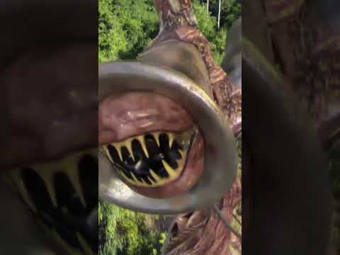 Drone catches Grimace shake vs Siren Head 😳#shorts #grimaceshake #sirenhead