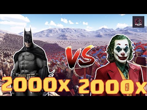2000 Batman VS 2000 Joker: Ultimate Epic Battle Simulator