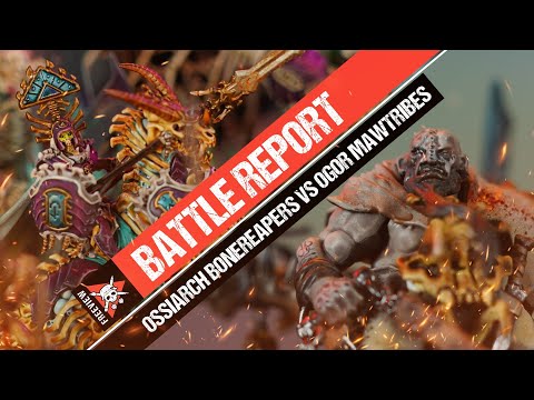 Ossiarch Bonereapers vs Ogor Mawtribes | Age of Sigmar Battle Report