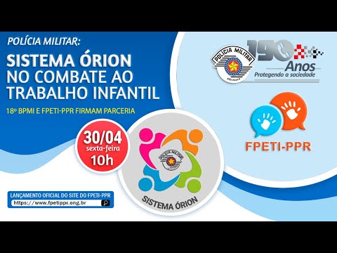 Sistema Órion no combate ao trabalho infantil