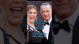 🌹 Tom Hanks and Rita Wilson ❣️34 years of marriage… #celebrity #shortviral