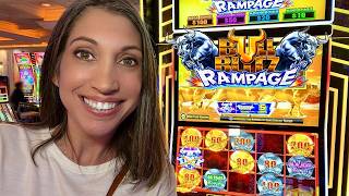 THIS Brand New Bull Blitz slot machine was AWESOME! 🤑 🎰 #konami