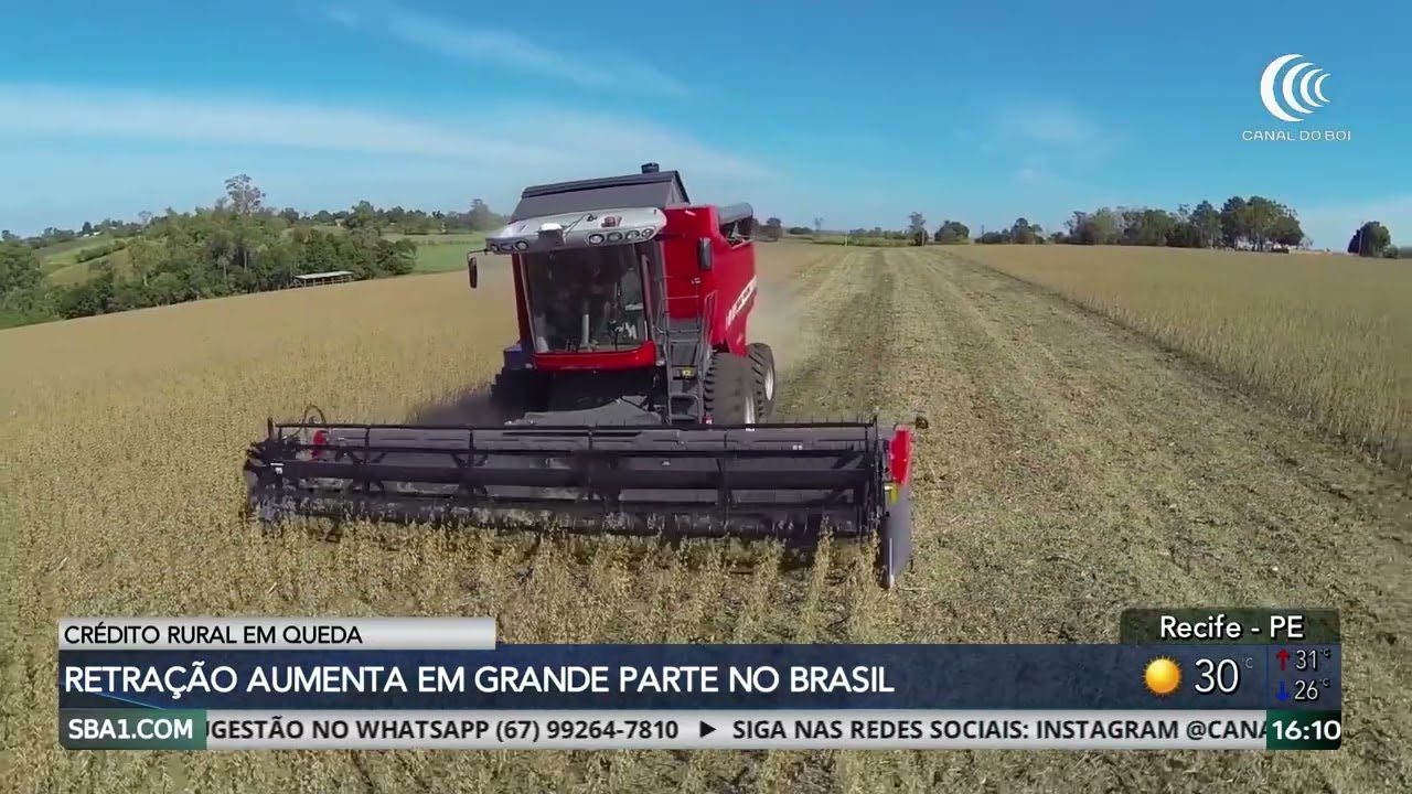 Crédito rural: Retração aumenta em grande parte do Brasil