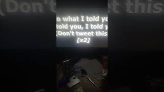Tech N9ne Dont tweet this!